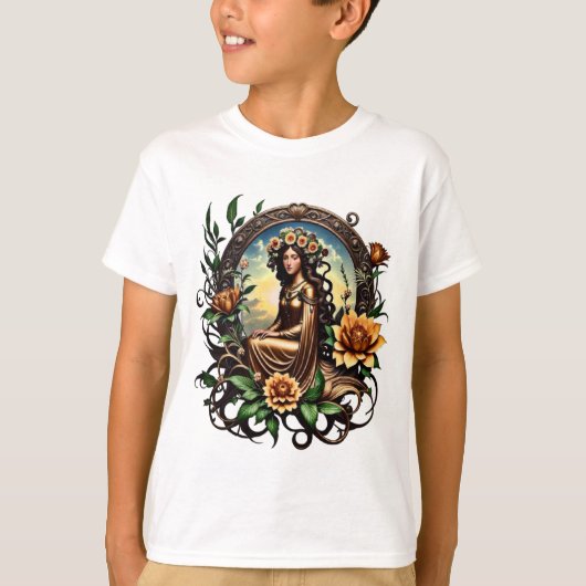 Blossom meisje t-shirt (Voorkant)