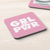 Blossom: Meisjeskracht Bier Onderzetter (Linkerzijde)