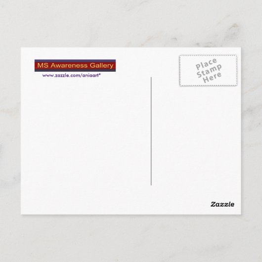 Blossom met Citaat Briefkaart (Achterkant)