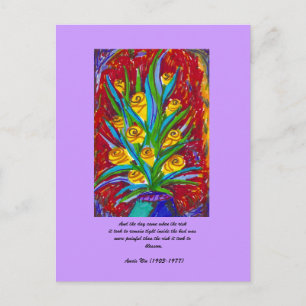 Blossom met Citaat Briefkaart