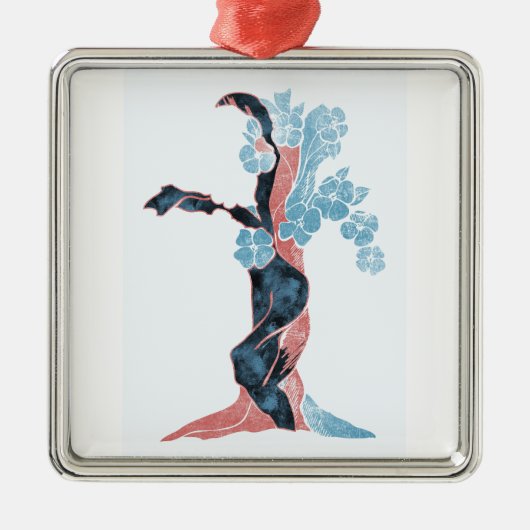 Blossom Metalen Ornament (Voorkant)