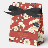 Blossom Nouveau | Elegant Floral Custom Bedankdoosjes (Voorkant)