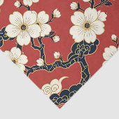 Blossom Nouveau | Elegante Bloemendesign Tissuepapier (Detail)