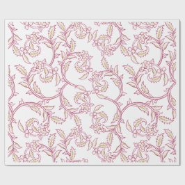 "Blossom Paisley" Elegante Bloemige Cadeaupapier 