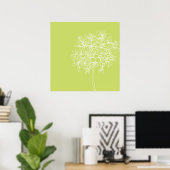 Blossom Pop Citron Poster (Thuiskantoor)