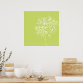Blossom Pop Citron Poster (Keuken)