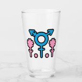 Blossom & Pride Pintglas Glas (Voorkant)
