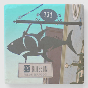 Blossom Restaurant Charleston, SC. Stenen Onderzetter