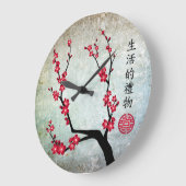 Blossom rode "Gift of life"-klok rond Grote Klok (Hoek)