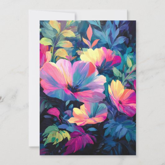 Blossom Rush Spring Floral Garden Aankondiging (Voorkant)