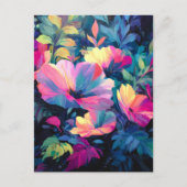 Blossom Rush Spring Floral Garden Aankondigingskaart (Voorkant)