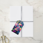 Blossom Rush Spring Floral Garden Cadeaulabel (Met Touw)