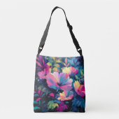 Blossom Rush Spring Floral Garden Crossbody Tas (Achterkant)