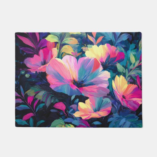 Blossom Rush Spring Floral Garden Deurmat (Voorkant)