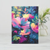 Blossom Rush Spring Floral Garden Feestdagenkaart (Staand voorkant)