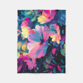 Blossom Rush Spring Floral Garden Fleece Deken (Voorkant)