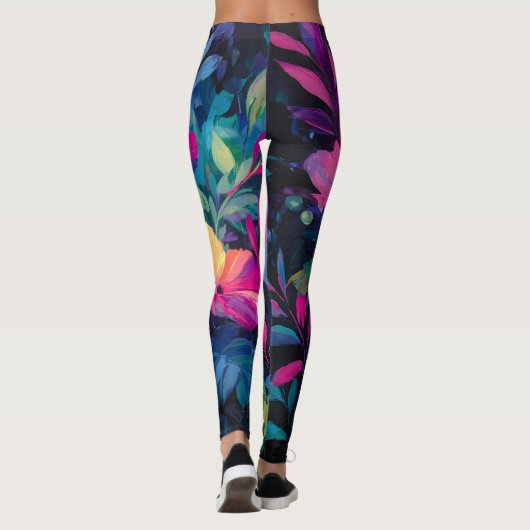 Blossom Rush Spring Floral Garden Leggings (Achterkant)