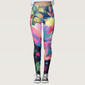 Blossom Rush Spring Floral Garden Leggings (Voorkant)
