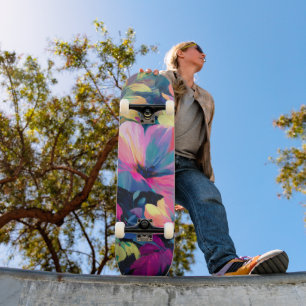 Blossom Rush Spring Floral Garden Persoonlijk Skateboard