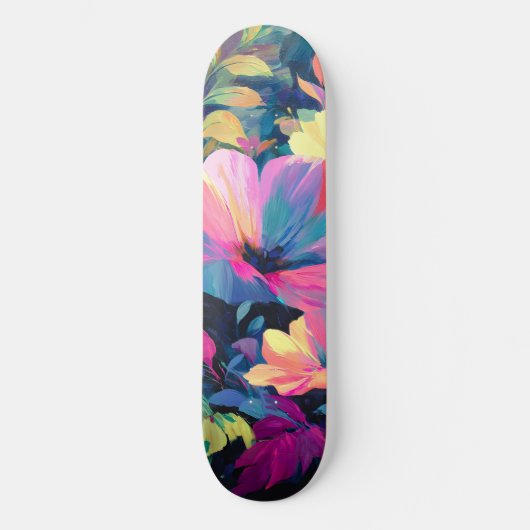 Blossom Rush Spring Floral Garden Persoonlijk Skateboard (Voorkant)