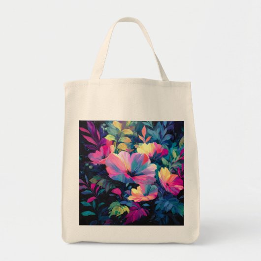 Blossom Rush Spring Floral Garden Tote Bag (Voorkant)