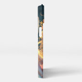 Blossom Seraph – Engel van de Lente Genade iPhone Hoesje (Rechterkant)