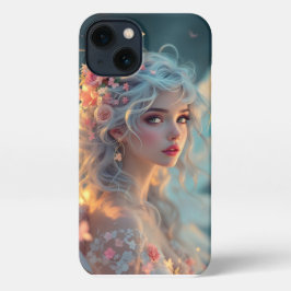 Blossom Seraph – Engel van de Lente Genade iPhone 13 Hoesje