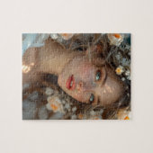 Blossom Seraph – Engel van de Lente Genade Legpuzzel (Horizontaal)