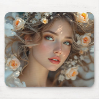 Blossom Seraph – Engel van de Lente Genade Muismat
