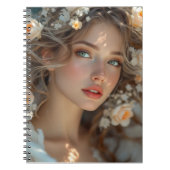 Blossom Seraph – Engel van de Lente Genade Notitieboek (Voorkant)