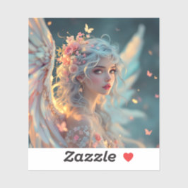 Blossom Seraph – Engel van de Lente Genade Sticker