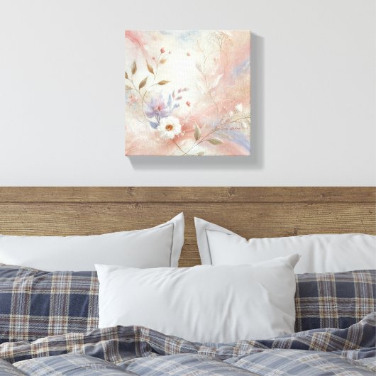 Blossom Serenity Canvas Afdruk (Insitu (Slaapkamer))