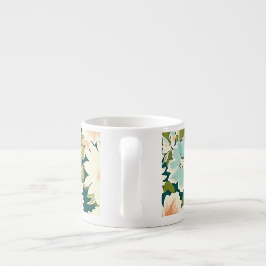 Blossom Sips Teacup Espresso Kop (Achterkant)