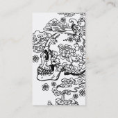 Blossom Skull Visitekaartje (Achterkant)