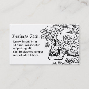 Blossom Skull Visitekaartje