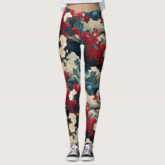 Blossom Storm Leggings - (Voorkant)