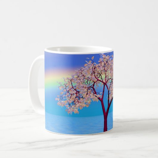 Blossom-structuur Koffiemok (Voorkant links)