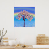 Blossom-structuur Poster (Keuken)