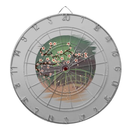 Blossom Sundown Dartbord (Voorkant)