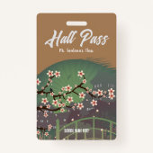 Blossom Sundown Hall Pass Badge (Achterkant)