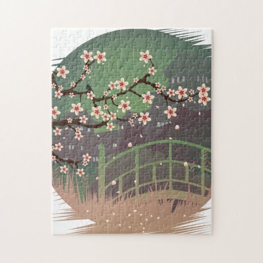 Blossom Sundown Legpuzzel (Verticaal)