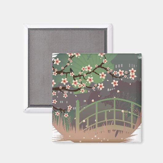 Blossom Sundown Magneet (Voorkant / Achterkant)