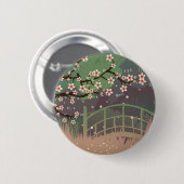 Blossom Sundown Ronde Button 5,7 Cm (Voorkant /achterkant)