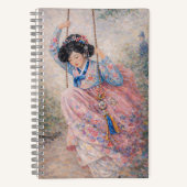 Blossom Swing – A Dream of Spring in Hanbok Notebo Notitieboek (Voorkant)