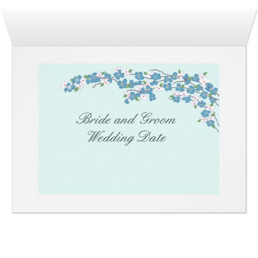 Blossom tafel Kaart (Binnen Horizontaal (Onder))