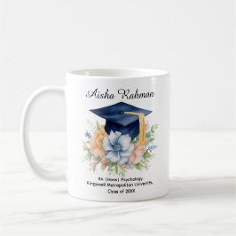 🎓Blossom & Tassel Afstudeermok Koffiemok