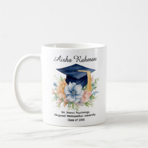 🎓Blossom & Tassel Afstudeermok Koffiemok