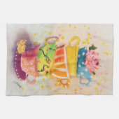 "Blossom Tea Party" Keukenhanddoek (Horizontaal)