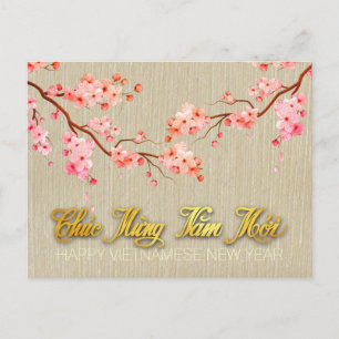 Blossom Tet Hoa Anh Dao Vietnamees Nieuwjaar HP2a Feestdagenkaart