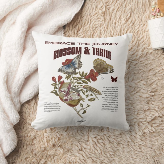 Blossom & Thrive: for Healing Journey Kussen (Deken)